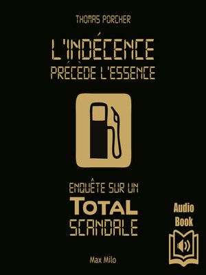 cover image of L'indécence précède l'essence